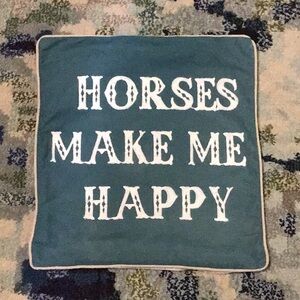 Teal Decorative Pillow Cover